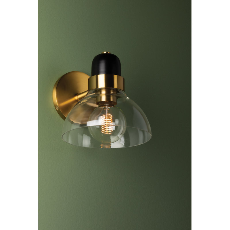 Camile 1 Light Bath and Vanity, Aged Brass