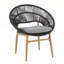 Ensemble de 2 chaises d'extérieur en osier de style papasan-1622267865