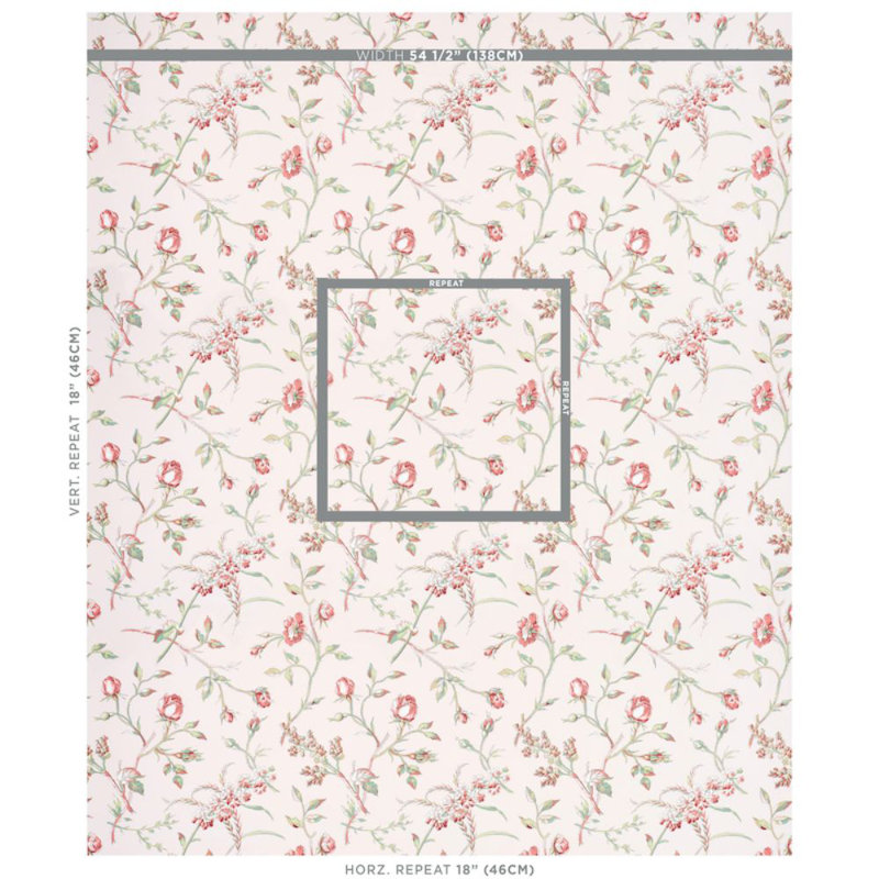 Beluze Wallpaper, Blush