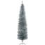 Space-saving Pencil Christmas Trees, Silver Plastic, Modern Style For Family Entertaining