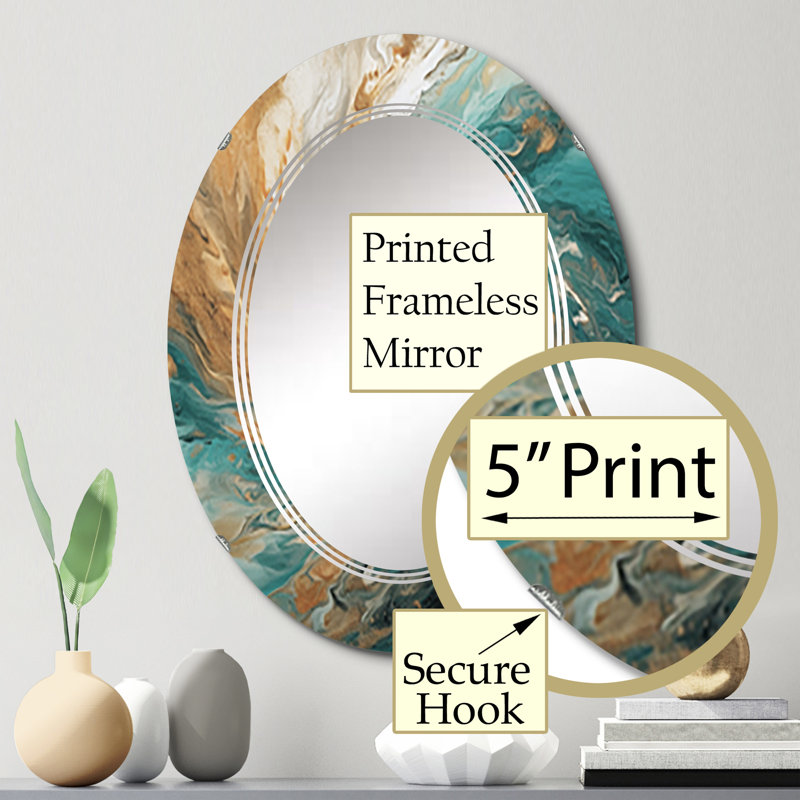 Miroir mural Zyien, 30 po x 20 po