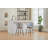 Set of 2 Counter Stools, 360° Swivel Upholstered Bar Stools with Metal Legs-434532713