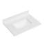 31'' Single Bathroom Vanity Top with Sink and Faucet Holes-100232867
