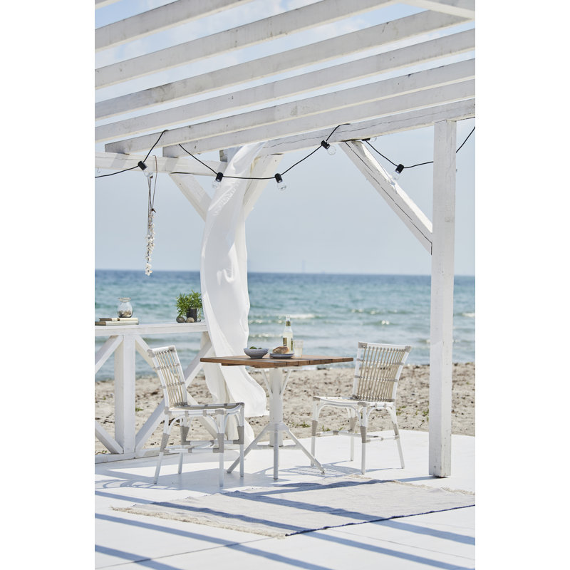 Elisabeth Patio Dining Chair, Dove White