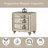 Lucienne Beige Velvet Nightstand