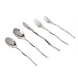 Squiggle 5 - Piece Stainless Steel Flatware Set - Service for 1