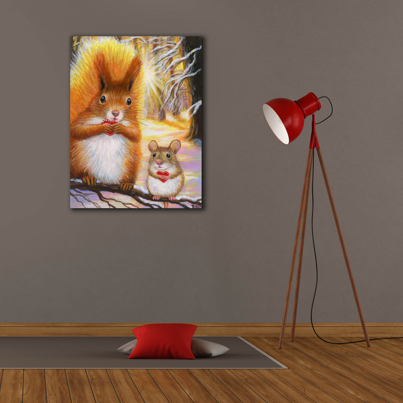 «Valentines For Friends7» par Bridget Voth, H 34 po x l 26 po x P 1,5 po