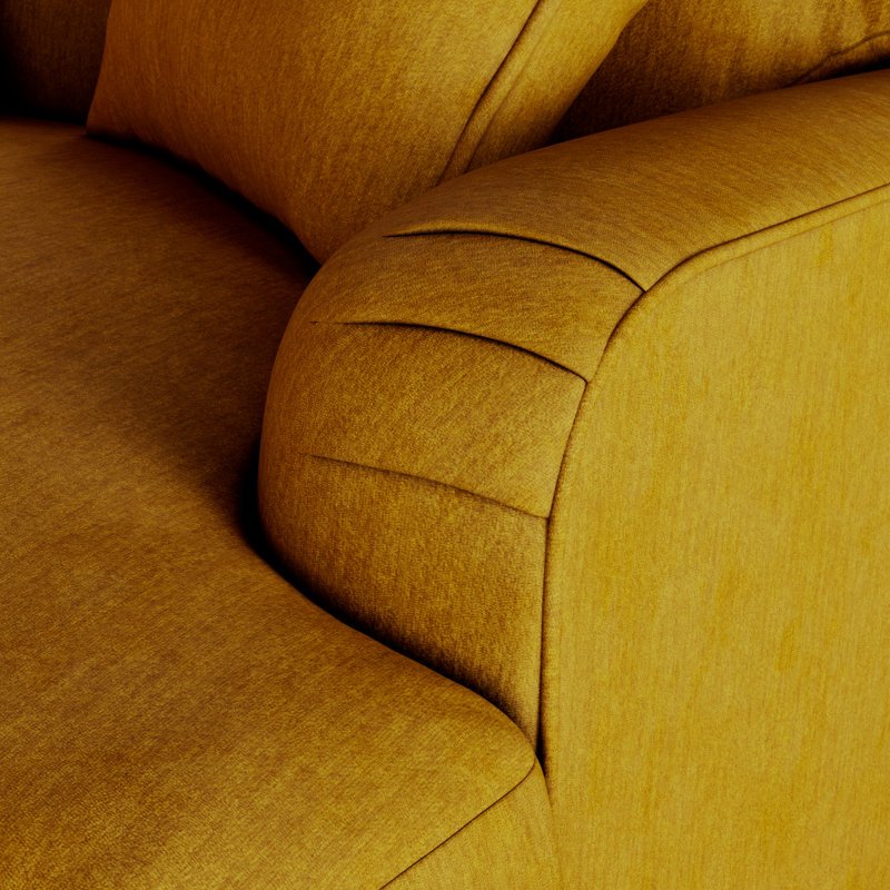 Adaku 4 Seater Sofa  , Burnished Beech, Sunburst
