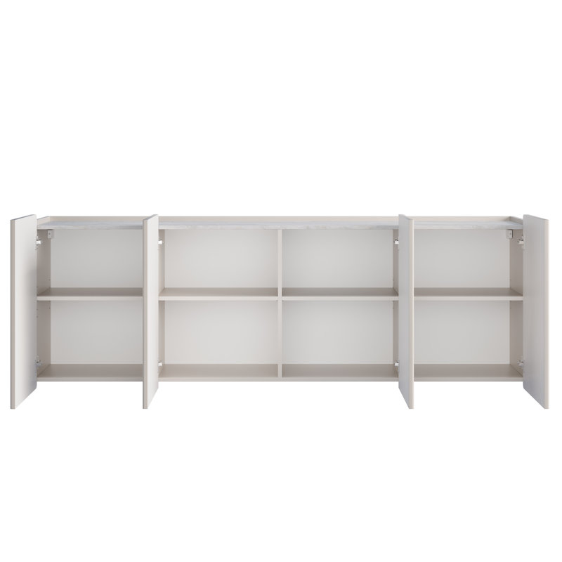 Bodhe 200cm Sideboard, Cashmere/Gold