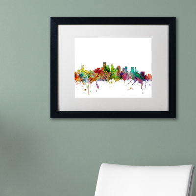 " Boston Massachusetts Skyline " by Michael Tompsett