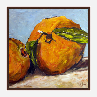 Oranges par John Beard - reproduction d'art sur toile tendue encadrée