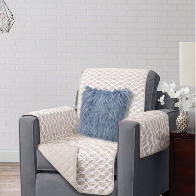 Polyester T-Cushion Armchair Slipcover