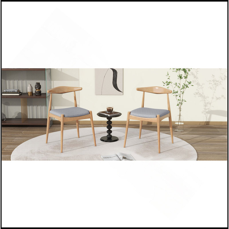 CHAISE (ensemble de 2), Gris, Naturel