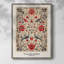 WM MORRIS Series CDIX Framed Print - Solid Wood-262799229