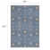 Greer Hand-Tufted Microloop Pile Wool Traditional Medallions Area Rug Blue Tan Ivory