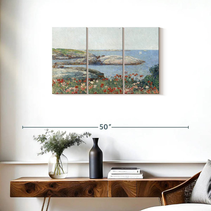 Alvord Poppies Isles Of Shoals, H 20 po x l 33 po