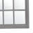 Arched Windowpane Wall Mirror