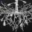 Lustre 23 lumières DEL en cristal 23 branches à intensité variable 23 branches-324939072