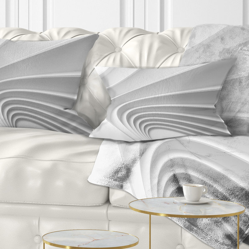 Coussin lombaire à couches vagues 3d