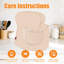 Housse pour robot pâtissier compatible avec les robots KitchenAid à tête inclinable, avec sac de rangement (blanche)