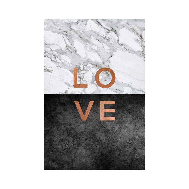 Love Copper by Orara Studio - Wrapped Canvas Print, 66.04 cm H x 45.72 cm W