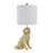 24.75" Gold Sitting Golden Retriever Table Lamp  With Shade-947995772-947995773