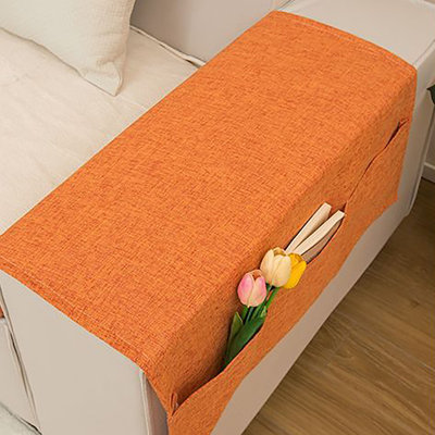 armrest cover Summer Sofa Armrest Cover Fabric Widened Imitation Linen  Cover Cover Cover Cushion Summer  Drape