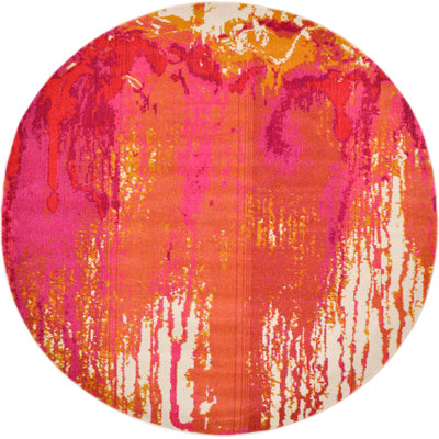Eddins Washable Abstract Indoor Rug