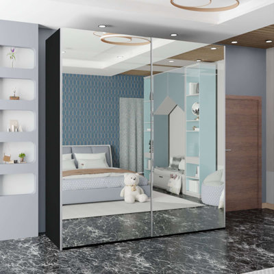 Dailon 2 Door Manufactured Wood Wardrobe