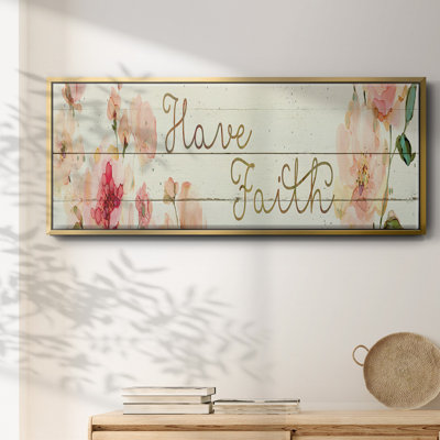Have Faith- Framed Canvas