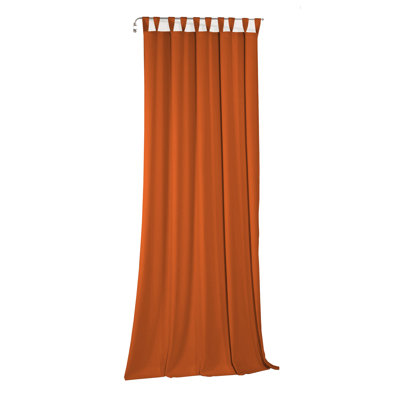 Newbury 67% Polyester And 33% Cotton Room Darkening Single Curtain Panel
