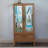 Lighted Curio Cabinet With Adjustable Shelves, Two Doors, And One Drawer For Versatile Display And Storage In Any Home-1986027850