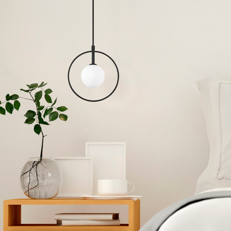 Luminaire suspendu sphère 1 lumière Bello