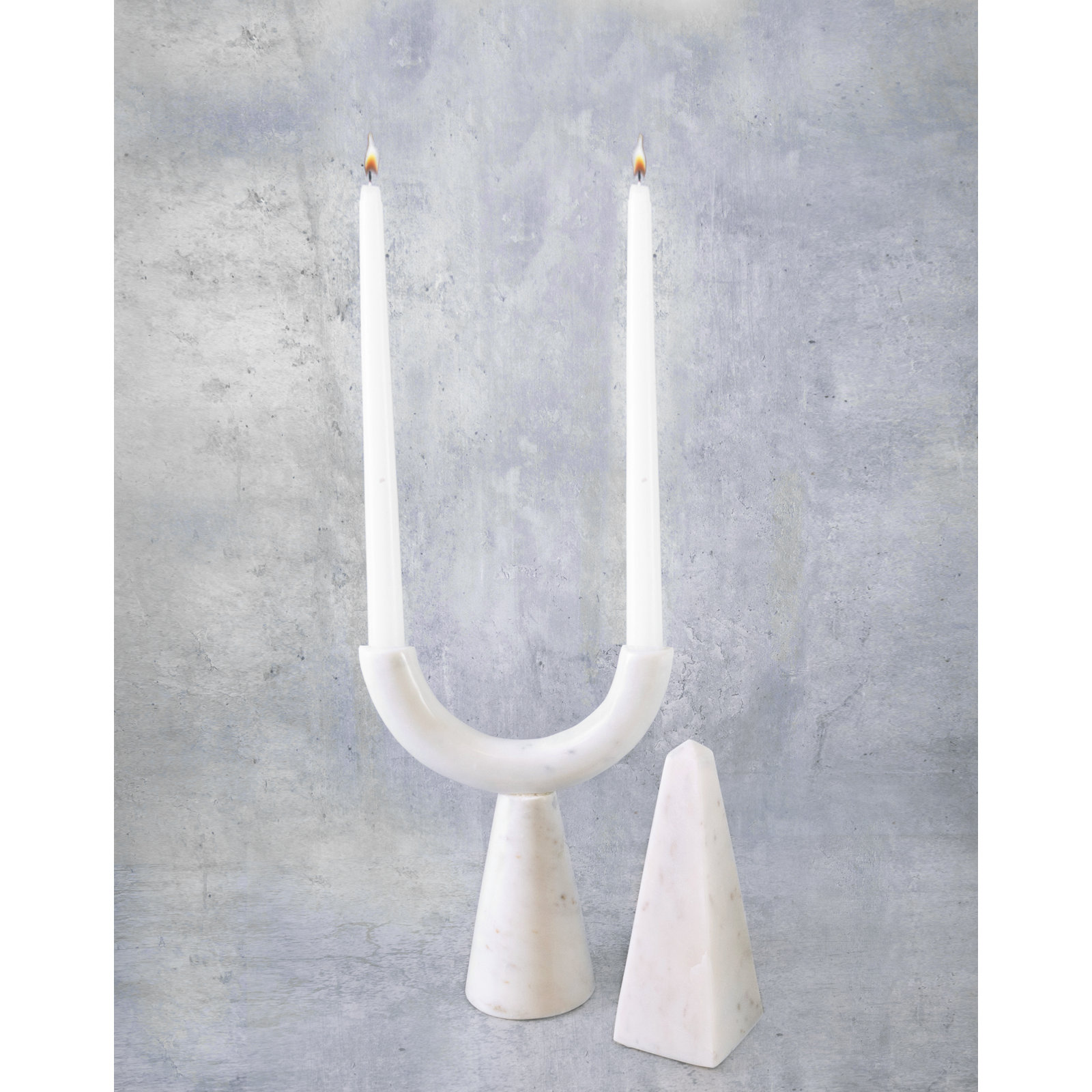 Genuine Marble Candelabra