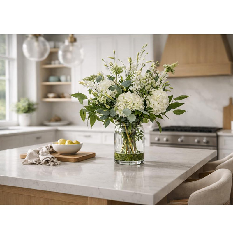 38 Inch Hydrangea/tuberose/q.anne