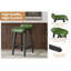 Tabourets de bar, tabourets de bar à hauteur de comptoir avec dossier bas et repose-pieds, structure en bois-320016069-320016067
