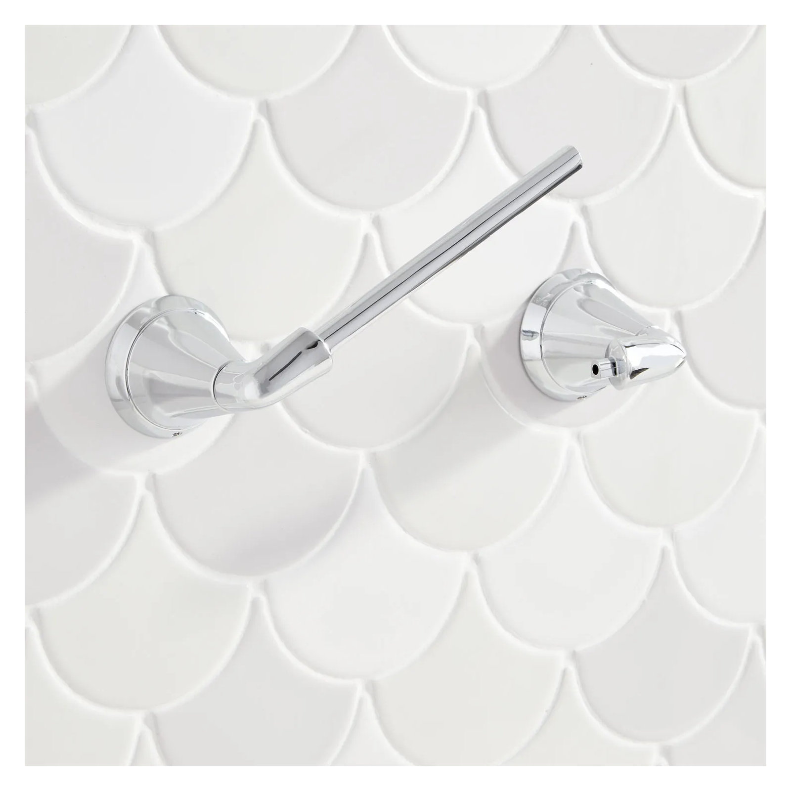 Provincetown Wall Mount Toilet Paper Holder, Chrome