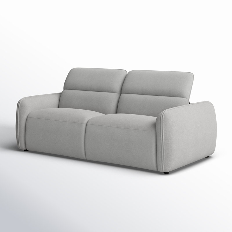 Canapé inclinable rembourré 87,4 po Bayne, Elite Dove Performance