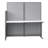 Office In An Hour L-Shaped 1 Person Cubicle with Cable Management-110041321