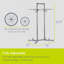Upright Freestanding 2-Bike Storage Rack