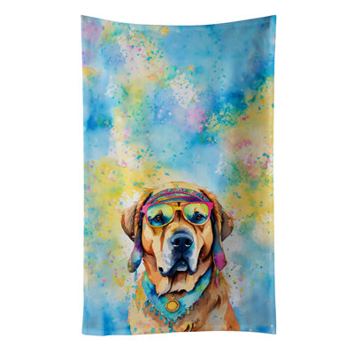 Mastiff Hippie Dawg Kitchen Towel