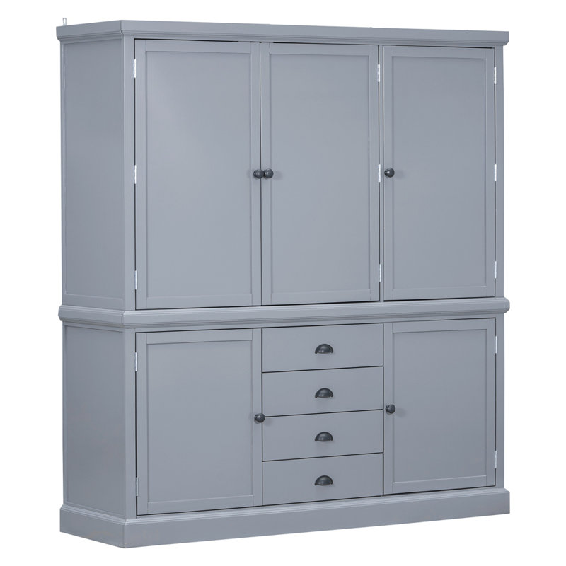 Armoire de cuisine 73 po, Gris
