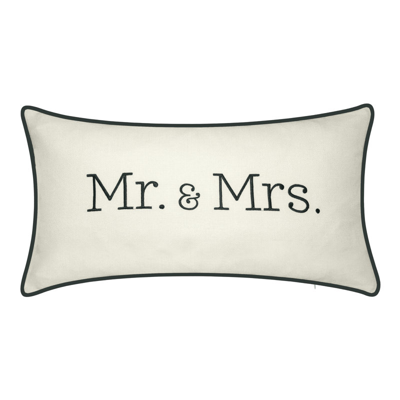 Embroidered Throw Pillow