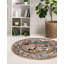 Tapis traditionnel Kelayeh couleur champignon
