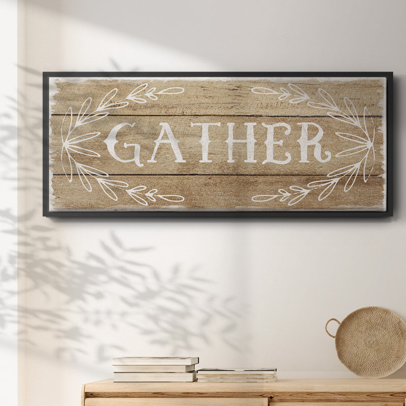 Gather - Toile encadrée, H 20 po x l 50 po