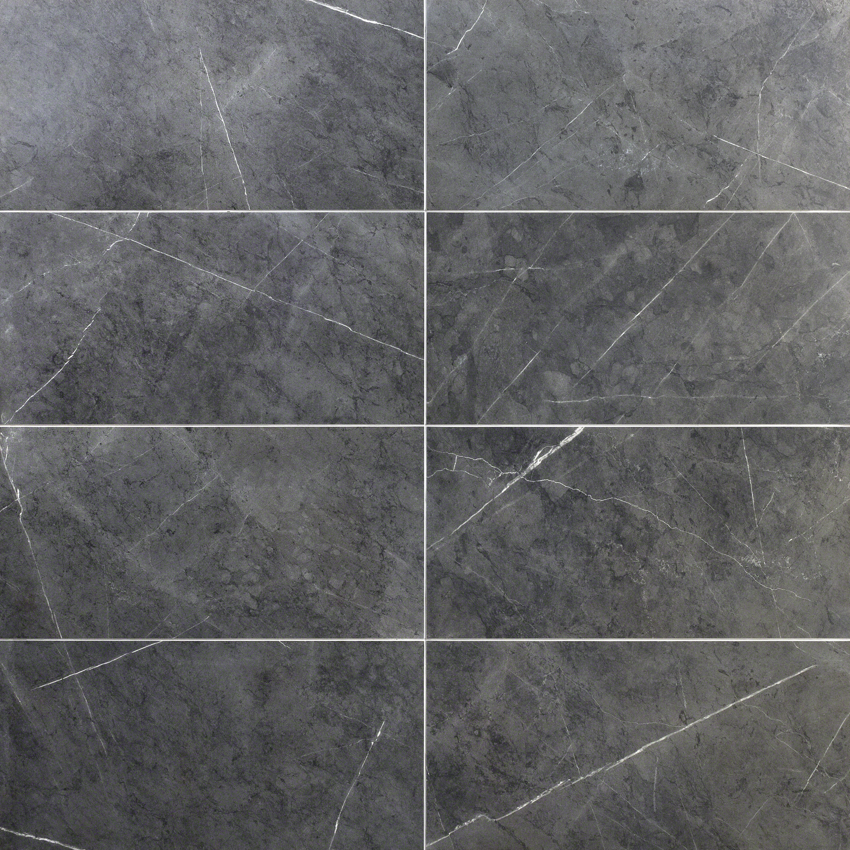 Marmo Metallo Black Porcelain Tiles - MMG Stone & Tile