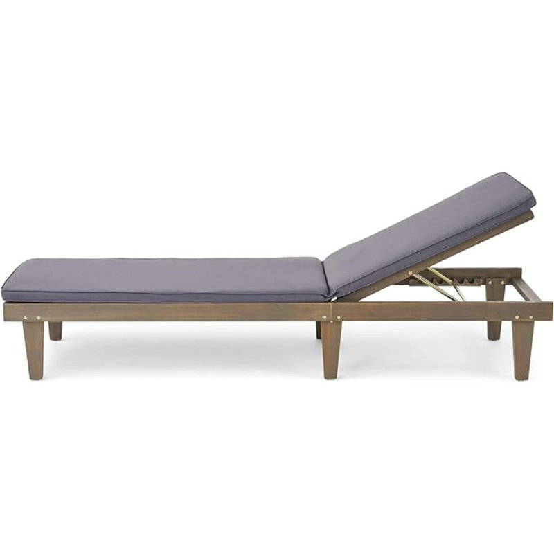 NADINE CHAISE LONGE, Dark Gray, Brown, 1
