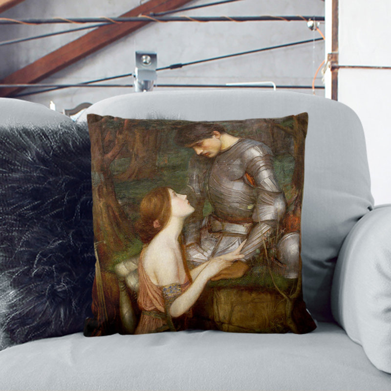 Lamia Scatter Cushion with Filling, Black, 40cm H x 40cm W x 15cm D