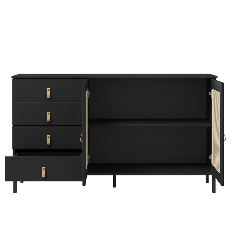 Stockham 140cm Sideboard, Black