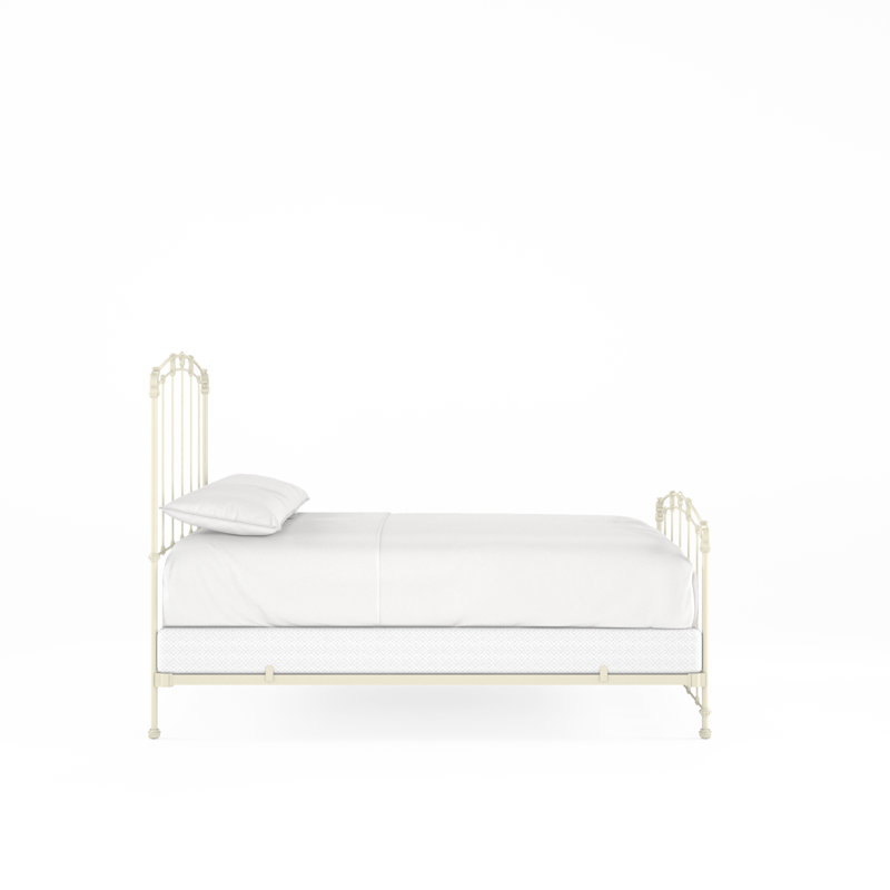 162 Cottage Bed | Complete Standard, Full, Gloss Off-White
